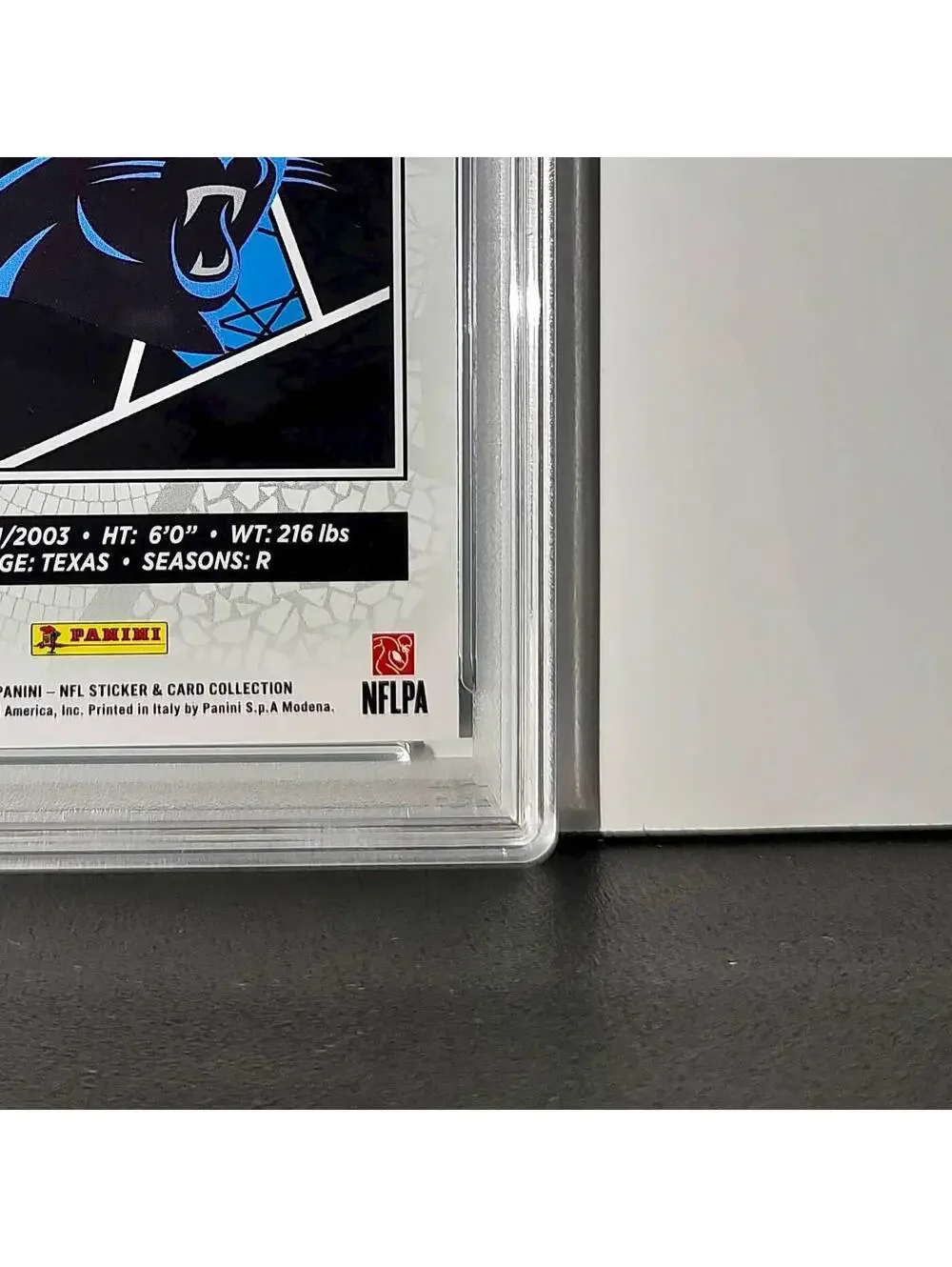 Jonathan Brooks Rookie 2024 Panini Sticker Collection 6/349 #88 Blue Foil PSA 9